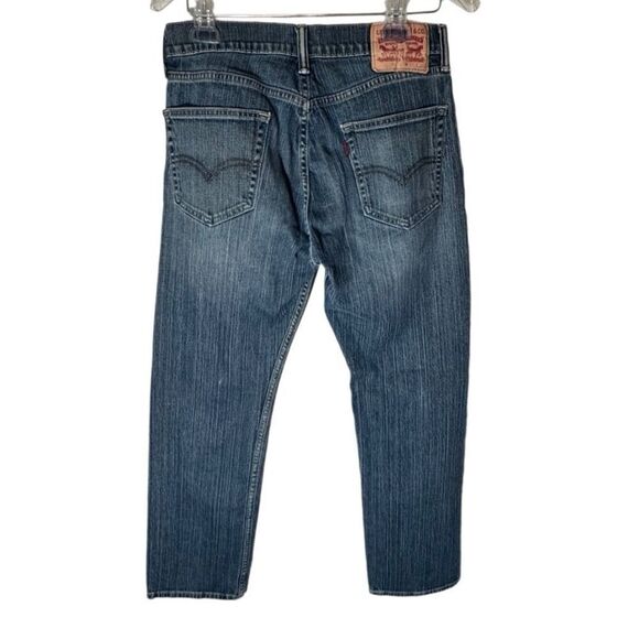 Levi’s Womens Blue Denim Jeans Boho Distressed Cowgirl Size 30 x 29 - Picture 2 of 14